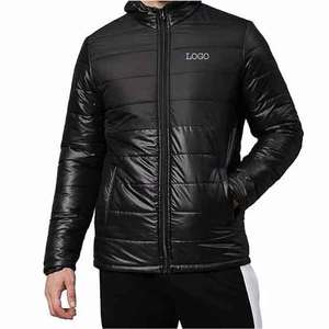 Offres Spéciales vente en gros utilitaire couleur noire veste imperméable pour hommes coupe-vent chaud hommes doudounes veste bouffante - Product Image 1