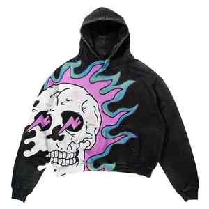 Sweat à capuche dtg dtf à la mode, design imprimé élégant, polaire chaude et confortable, parfait pour la gym, la mode hivernale ou les vêtements décontractés - Product Image 6