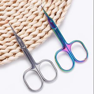 Ciseaux à ongles de manucure pour droitiers, en acier inoxydable, forme d'oiseau, personnalisables, pour la conception des ongles et la broderie, tranchants et droits - Product Image 4