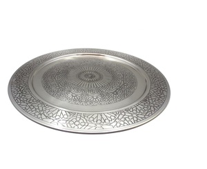 Decorativo redondo ecológico de diseño para placa de cargador, placa de boda de tendencia a la moda, 100 Uds., placas de servicio de pedido mínimo - Product Image 2