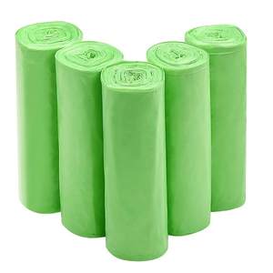 Venta al por mayor de material reciclado de HDPE/LDPE abierto plano, rollo de plástico desechable, bolsas de embalaje de basura, embalaje plano de supermercado - Product Image 5