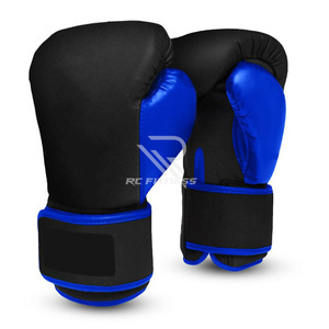 Gants de boxe MMA en cuir PU personnalisables, entraînement professionnel OEM/ODM avec fermeture auto-agrippante antidérapante et logo personnalisé - Product Image 5