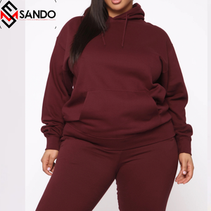 Unisex 100% algodón francés Terry gimnasio Fitness conjuntos logotipo personalizado Sudadera con capucha Jogger sudadera pantalones de chándal ropa elegante para correr - Product Image 5