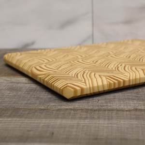 Tabla de Cortar Rectangular de Madera Artesanal MS con Mango, 12 mm de Grosor, Duradera y Apta para Lavavajillas - Product Image 5