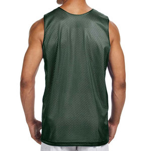 New Style Custom Mesh Tank Top Printed Logo 100% Cotton <b>Men</b> <b>Gym</b> <b>Vests</b> - Product Image 2