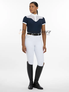 Chemise de spectacle d'équitation pour femmes confortable conçue pour les compétitions équestres léger durable élégant professionnel - Product Image 4