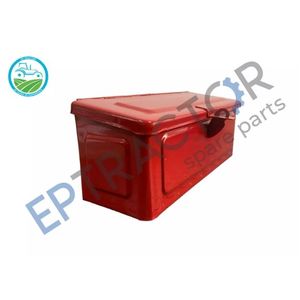 1662749M91 Tractor Metal Tool <b>Box</b> <b>Red</b> Small Type Compatible With Massey Fergusonn - Product Image 4