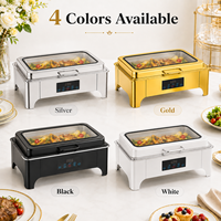 Chauffe-Plat Électrique Professionnel en Acier Inoxydable avec Contrôle de Température pour Buffets, Hôtels et Restaurants