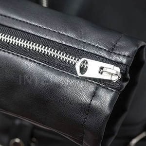 Chaqueta de cuero de piel de oveja auténtica para mujer, chaqueta de cuero de moda suave y fina de alta calidad para mujer - Product Image 3