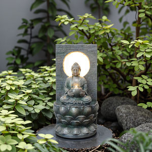 <span class=keywords><strong>Fontaine</strong></span> d'eau de jardin à énergie <span class=keywords><strong>solaire</strong></span> <span class=keywords><strong>Fontaine</strong></span> d'intérieur/extérieur <span class=keywords><strong>Bouddha</strong></span> méditant <span class=keywords><strong>Fontaine</strong></span> d'eau - Product Image 3