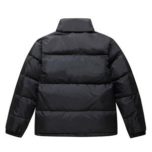 Doudoune noire de haute qualité pour hommes Manteau à bulles d'hiver avec motif de camouflage Style formel - Product Image 2