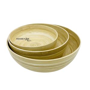 2023 bols à vaisselle en bambou réutilisables personnalisés jetables pour intérieur extérieur tous les aliments, y compris les ustensiles de cuisine fabriqués au Vietnam pour chiens - Product Image 1