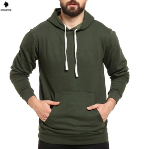 เสื้อฮู้ดแบบสวมหัวของผู้ชายผ้าฝ้าย100% ลำลองไซส์ใหญ่พิเศษมีฮู้ดโลโก้ลายฤดูหนาวดีไซน์ตามสั่ง - Product Image 1