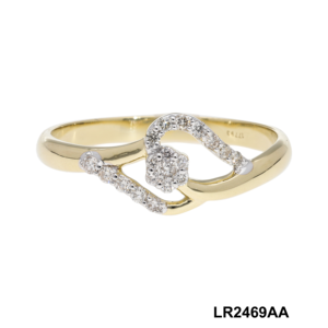 แหวนทองคำ 14K ชุบโรเดียม ประดับเพชรธรรมชาติ ดีไซน์คลาสสิกหรูหรา ลายฉลุแบบเปิด ดีไซน์เกลียว ประดับเพชรแบบพิเศษ - Product Image 4