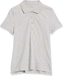 <b>Women's</b> Anti-Pilling Solid Pattern Knitted Short-Sleeve for <b>Polo</b> Shirt Casual in Plus Sizes - Product Image 5