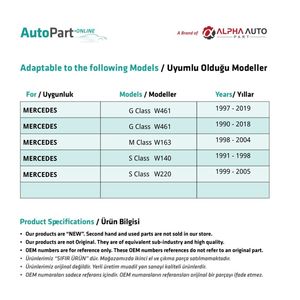 คอนเนคเตอร์10ชิ้นสำหรับ C202 Mercedes C Class C203 C204 W202 - Product Image 3