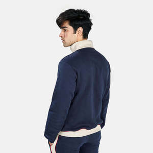 Ensembles de joggings pour hommes avec LOGO personnalisé Survêtement Vêtements de sport pour hommes Ensembles Noir Bleu Vêtements d'entraînement Gym personnalisé Survêtement confortable pour hommes - Product Image 6