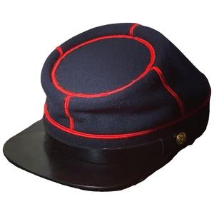 Gorra de artillería Union estilo Civil War, diseñada como una reproducción para coleccionistas o recreadores históricos. - Product Image 3