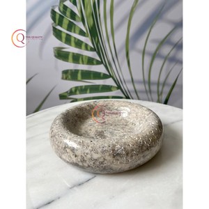 Japanese Bowls Newly Designed White Marble Serving Bowls For <b>Dinnerware</b> & Kitchenware Handmade Round Food Serving Bowl In India - Product Image 5