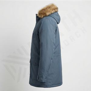 Men's Casual Winter Jacket High-Grade Windbreaker Parka Hood Waterproof Reversible Trend <b>Coat</b> Season Thermal Warm Outerwear - Product Image 3