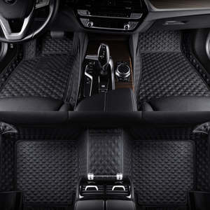 Nouveau design 3D tout rond en cuir organisateur de voiture tapis de <span class=keywords><strong>coffre</strong></span> tapis de chargement - Product Image 2