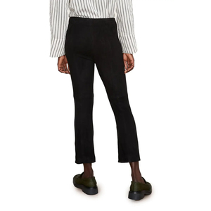 2025 personnalisé PU cuir femmes pantalons Style plat avant mi-coupe respirant conception prix raisonnable Logo personnalisé - Product Image 2