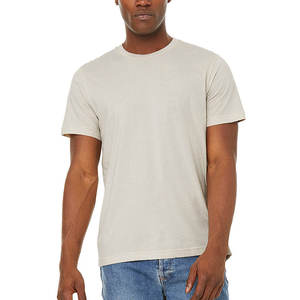 T-shirt de sport respirant et anti-transpiration personnalisé en gros pour hommes, t-shirt de course sans couture à col rond - Product Image 1