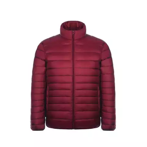 High Quality Unisex <b>Winter</b> Formal Front Logo Polyester Nylon <b>Waterproof</b> Puffer <b>Jacket</b> - Product Image 5