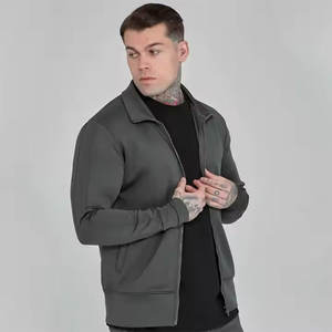 Venta al por mayor personalizado bordado Zip-Up sudadera para los hombres de alta calidad a prueba de viento ecológico invierno actividades al aire libre desgaste - Product Image 6