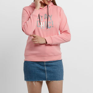 Modèle chaud sweat à capuche pour femme multicolore hiver anti-boulochage, respirant 100% coton doux polaire Logo personnalisé impression sweat à capuche pour femme - Product Image 3