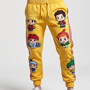 Sublimación personalizada Pantalones de chándal Hombres Jogger Impreso Fleece Oversize Sublimación Jogger Fleece Pantalones de chándal Hombres - Product Image 6