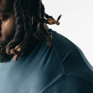 เสื้อยืดผู้ชายผ้าคอตตอน100% สำหรับพิมพ์ลายสะโพกโลโก้แบรนด์ทรงหลวมขนาดใหญ่ออกแบบได้ตามต้องการโลโก้3D - Product Image 5