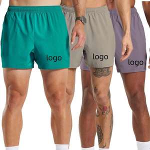 2025 pantalones cortos atléticos para hombres con bolsillos y cintura elástica Jersey de algodón de secado rápido Activewear Jogger pantalones cortos de entrenamiento para hombres - Product Image 1