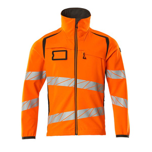 Chaqueta Softshell de Seguridad al por Mayor para Hombre, Alta Visibilidad, Franjas Reflectantes, Cortavientos, Resistente al Agua, Chaqueta Softshell para Hombre - Product Image 5
