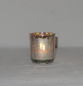 Bougie votive en verre argenté fantaisie royale de luxe pour la décoration, bougie votive en verre mercure de qualité supérieure, bougie votive de haute qualité - Product Image 5