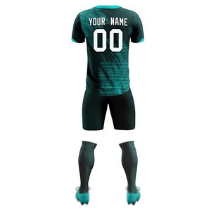 Maillot de football pour homme adulte 100% polyester à séchage rapide et respirant avec découpe automatisée et couleurs personnalisées - Product Image 6