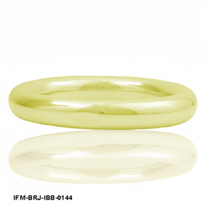 กำไลข้อมือทองเหลืองขัดเงาแบบเรียบง่าย ดีไซน์วงกลม สวมใส่ได้หลายชั้น เหมาะสำหรับเป็นของขวัญสำหรับผู้หญิง - Product Image 1