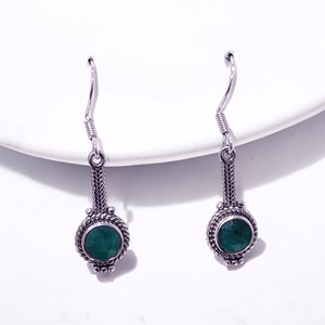 Bague en pierres précieuses artisanales en argent sterling et bijoux en argent 925 - Product Image 2