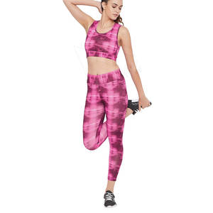 Vente en gros de vêtements de fitness avec logo personnalisé ensembles de yoga pour l'entraînement vêtements de fitness vêtements grande taille ensembles de soutien-gorge pour femmes - Product Image 1