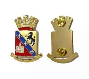 Insignia de Jefe de Policía Bordada con Hilo Metálico de Alta Calidad, Accesorios Metálicos con Uniforme Ceremonial - Product Image 1