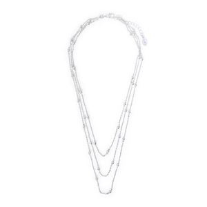 Nouveaux colliers à pendentif en argent superposés, à plusieurs couches, tendance - Product Image 3