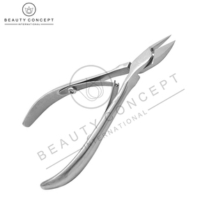 Pinzas para cutículas de uñas de acero inoxidable de primera calidad, herramientas de instrumentos de belleza para decoración de uñas de doble resorte por Beauty Concept Eco-Friendly - Product Image 4