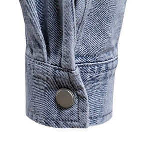 <b>Men's</b> High Quality 100% Cotton <b>Denim</b> <b>Jacket</b> <b>for</b> <b>men</b> Casual Solid Color Distressed Finish Featuring Thin Style Spring - Product Image 3