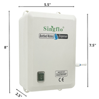 Pompe de distribution d'eau en bouteille Singflo BW2000A 230V AC avec certification TUV