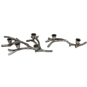 Portavelas de Metal con Diseño de Ramas, Soporte Decorativo de Hierro para Velas de Té, Centro de Mesa Moderno para Decoración del Hogar, para Sala de Estar - Product Image 1