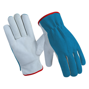 Gants de sécurité en cuir de vache à grain fendu Premium XL Protection industrielle anti-coupure en aramide ignifuge confortable - Product Image 3