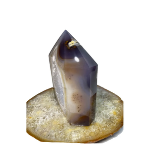 Agate naturelle géode Point Cut Base pierre haute qualité poli pierre brute matériel Point de pierre brute pour la guérison en gros - Product Image 2