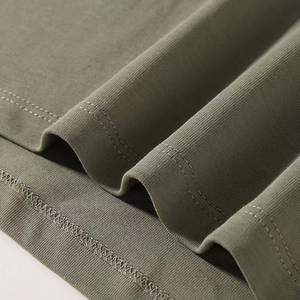 T-shirts pour hommes en polyester/coton de haute qualité sur mesure, coupe ajustée, respirants, couleur unie, 240g, best-seller avec logo client - Product Image 2