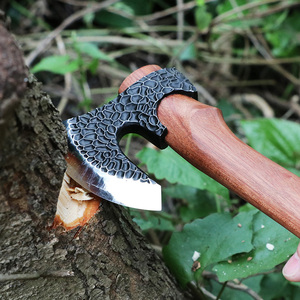Wholesale Customized Premium Quality OEM ODM Service Outdoor Multi-functional Handforged <b>Camping</b> <b>axe</b> for Logging and Woodcutting - Product Image 4