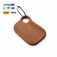 Planche à découper en bois d'acacia massif, épaisse, faite à la main, durable, avec sangle en cuir pour la cuisine et la découpe du pain